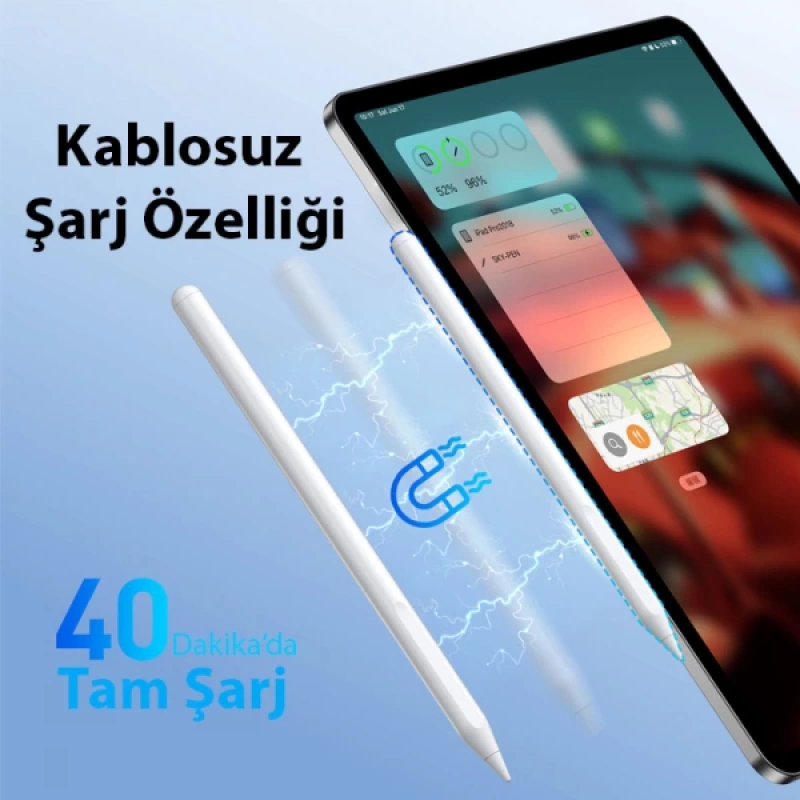 Dux Ducis SP-03 Kablosuz Şarjlı Stylus Pen iPad Tablet Dokunmatik Kalem