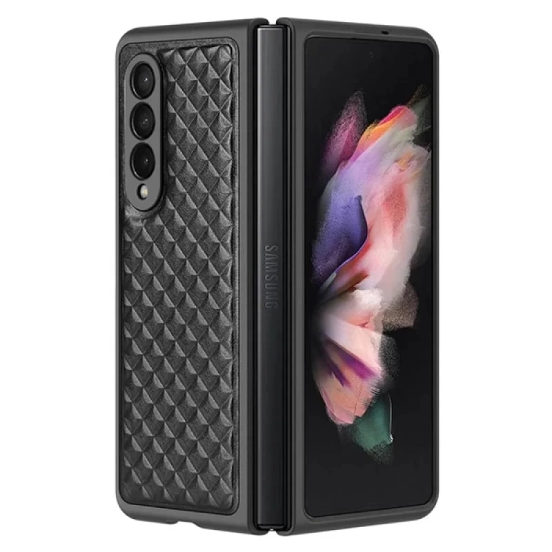 Dux Ducis Venice Series Samsung Galaxy Z Fold4 5G için Premium Deri Kılıf