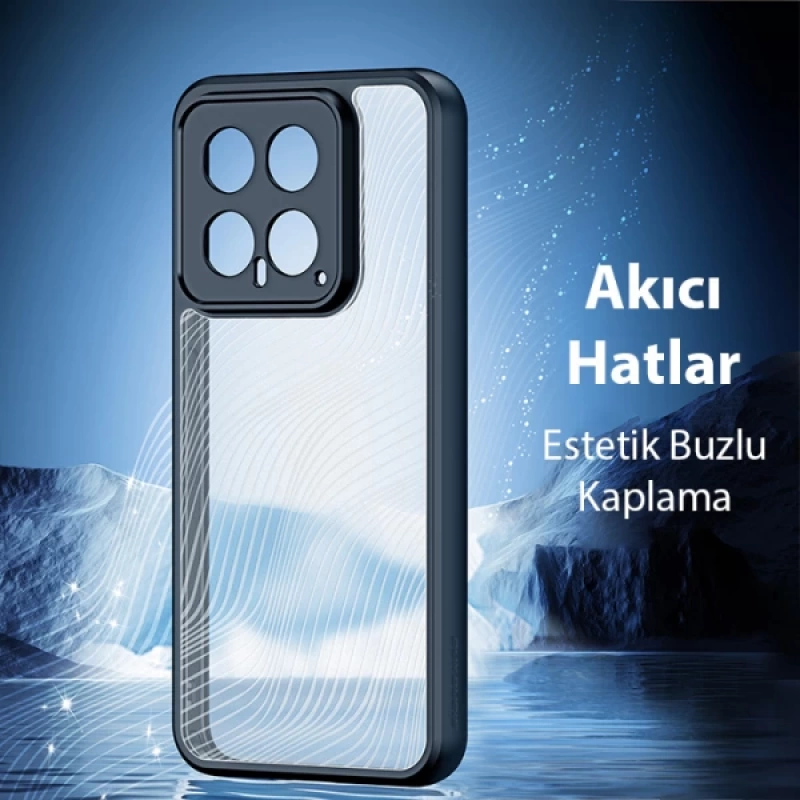 Dux Ducis Xiaomi 14 Aimo Series Premium Buzlu Sert PC-TPU Kılıf