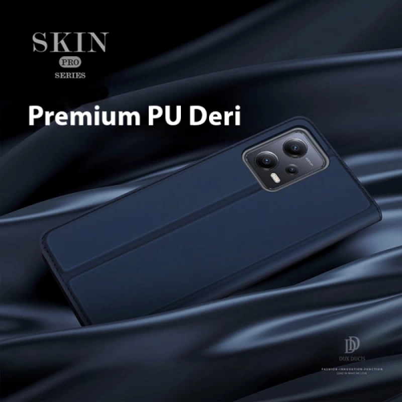 Dux Ducis Xiaomi Poco X5 5G Kılıf Skin Pro Series Flip Cover Kapaklı Kılıf