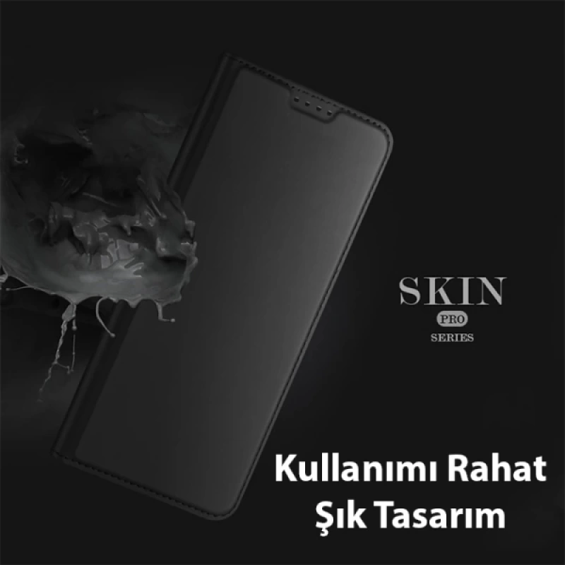 Dux Ducis Xiaomi Poco X5 Pro 5G Kılıf Skin Pro Series Flip Cover Kapaklı Kılıf