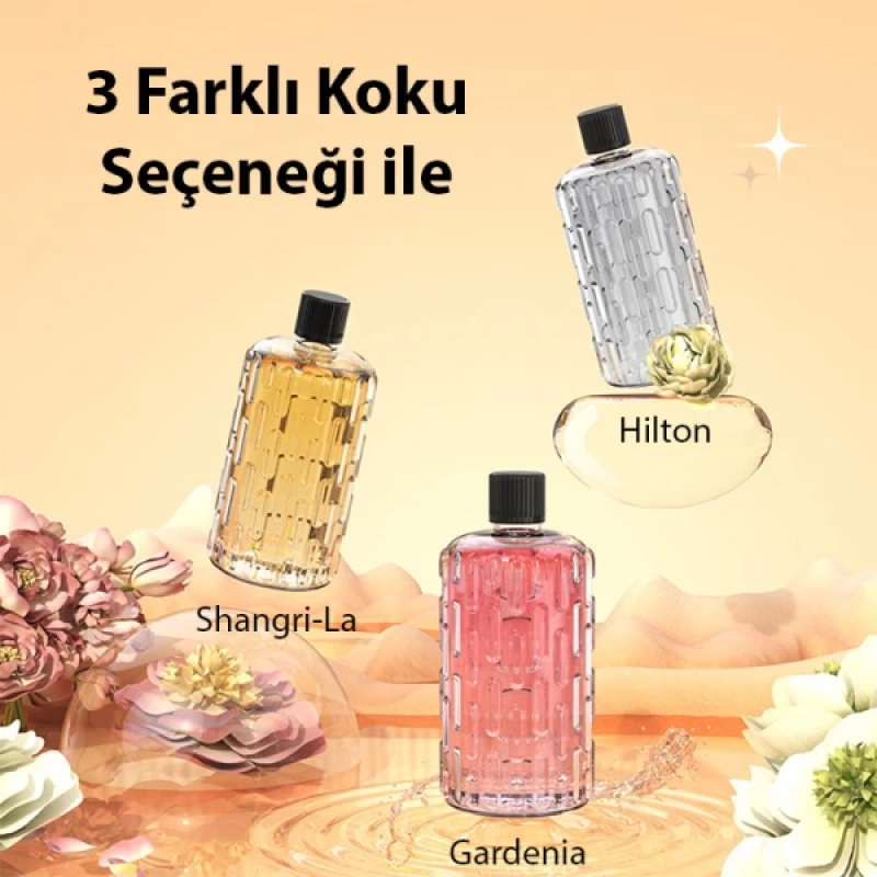 EZERE Aromaterapi Şarjlı Otomatik Koku Makinesi Ve Koku