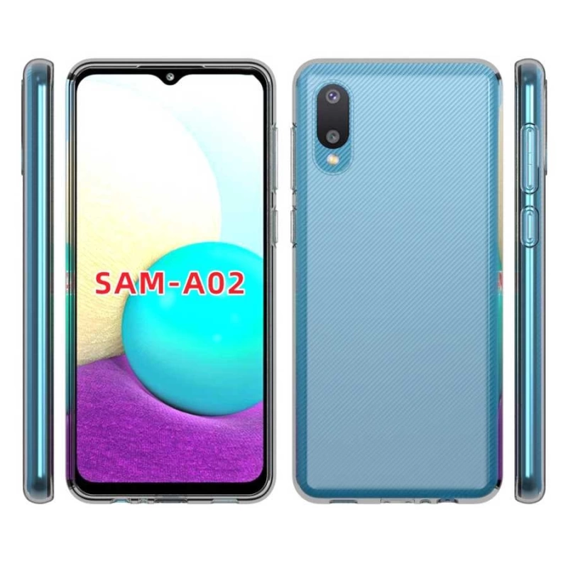 Galaxy A02 Kılıf Zore Süper Silikon Kapak