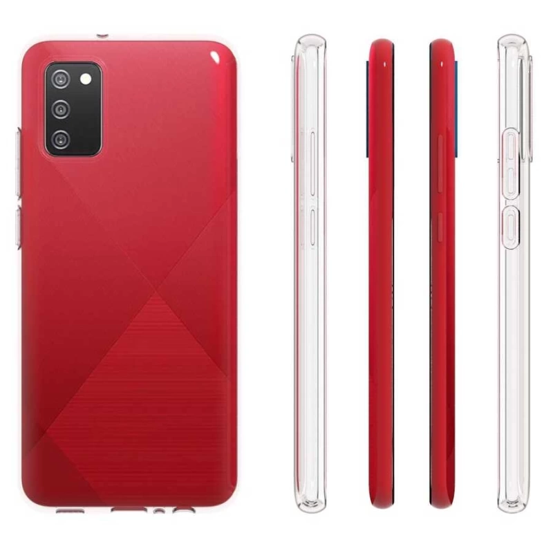 Galaxy A02S Kılıf Zore Süper Silikon Kapak