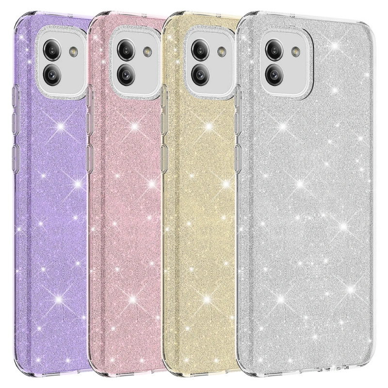 Galaxy A03 Kılıf Zore Shining Silikon