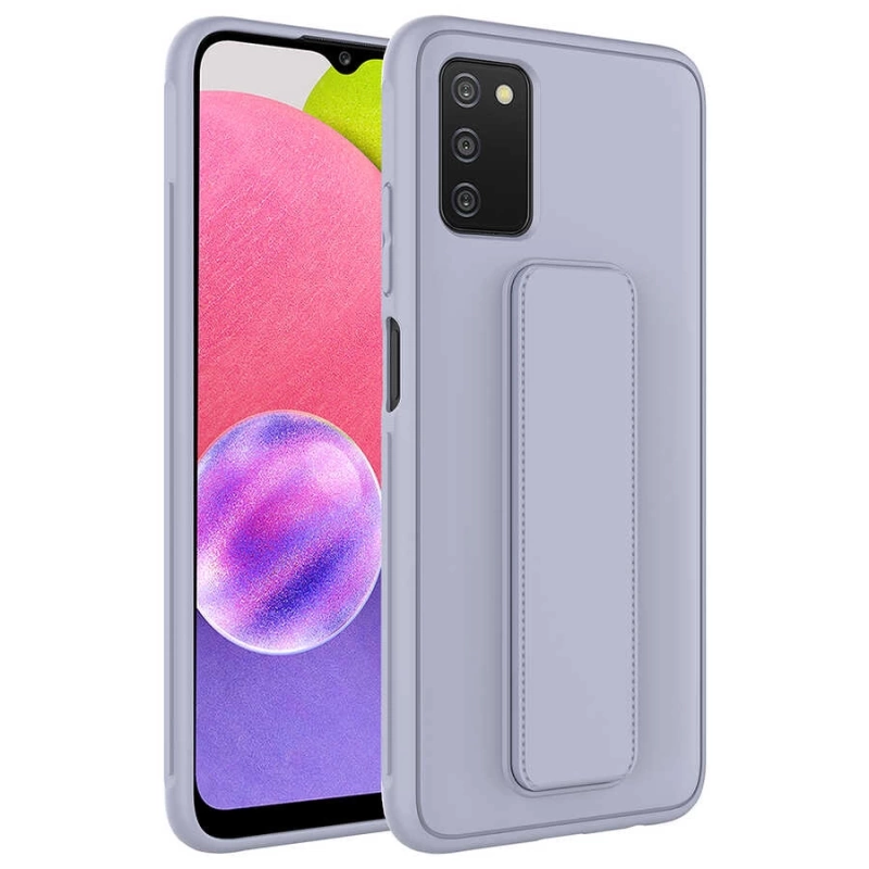 Galaxy A03S Kılıf Zore Qstand Kapak