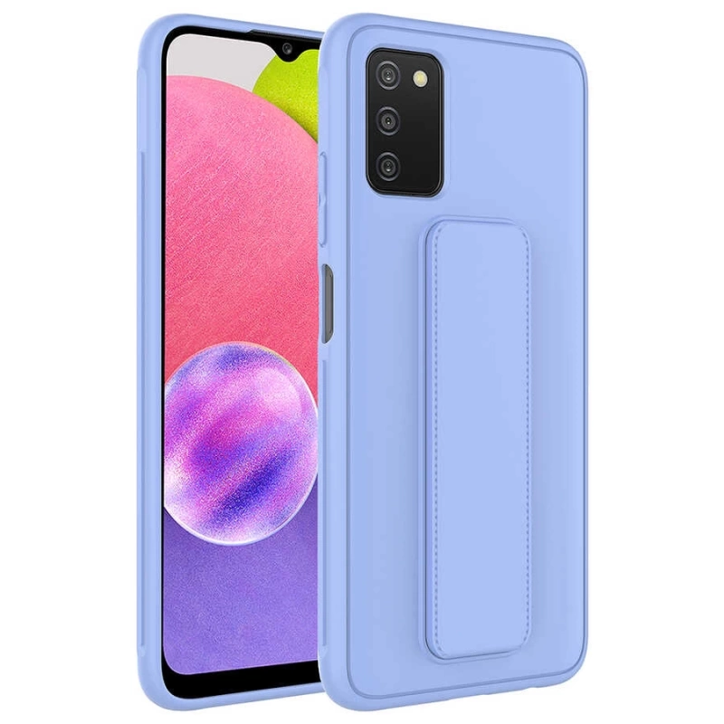 Galaxy A03S Kılıf Zore Qstand Kapak