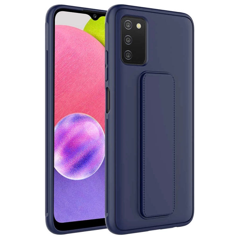 Galaxy A03S Kılıf Zore Qstand Kapak