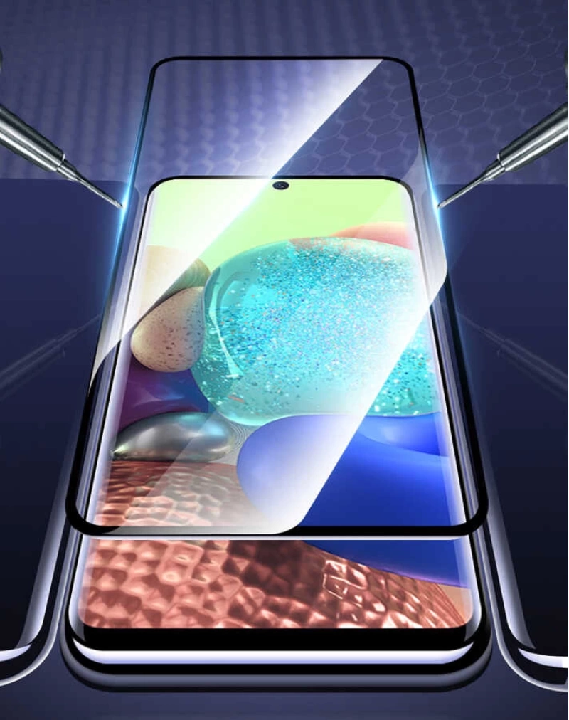 Galaxy A05S Zore Kenarları Kırılmaya Dayanıklı Cam Ekran Koruyucu