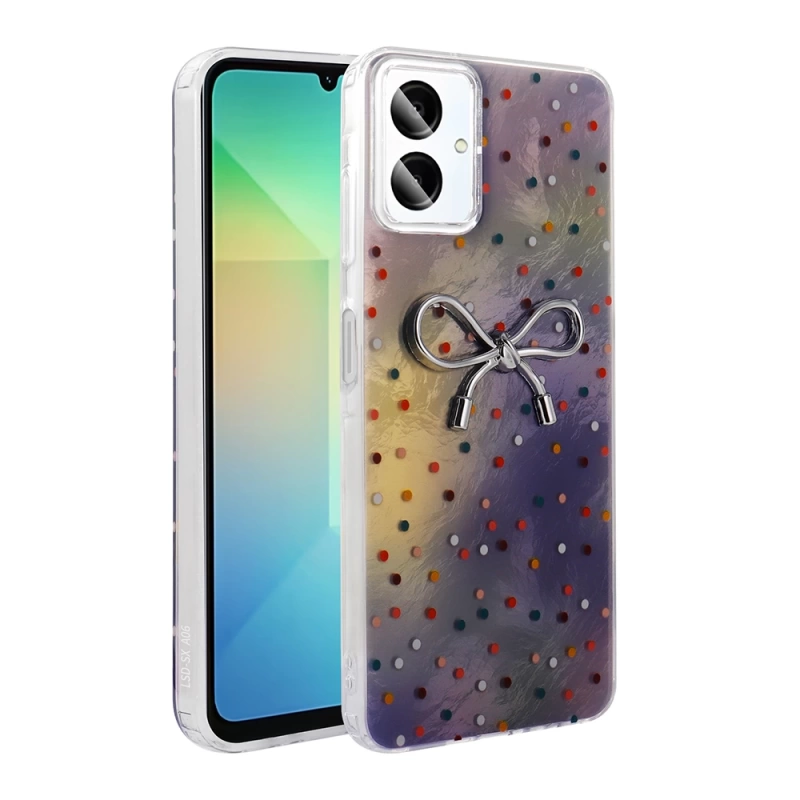 Galaxy A06 Kılıf Kamera Korumalı Figürlü Zore Ponti Silikon Kapak