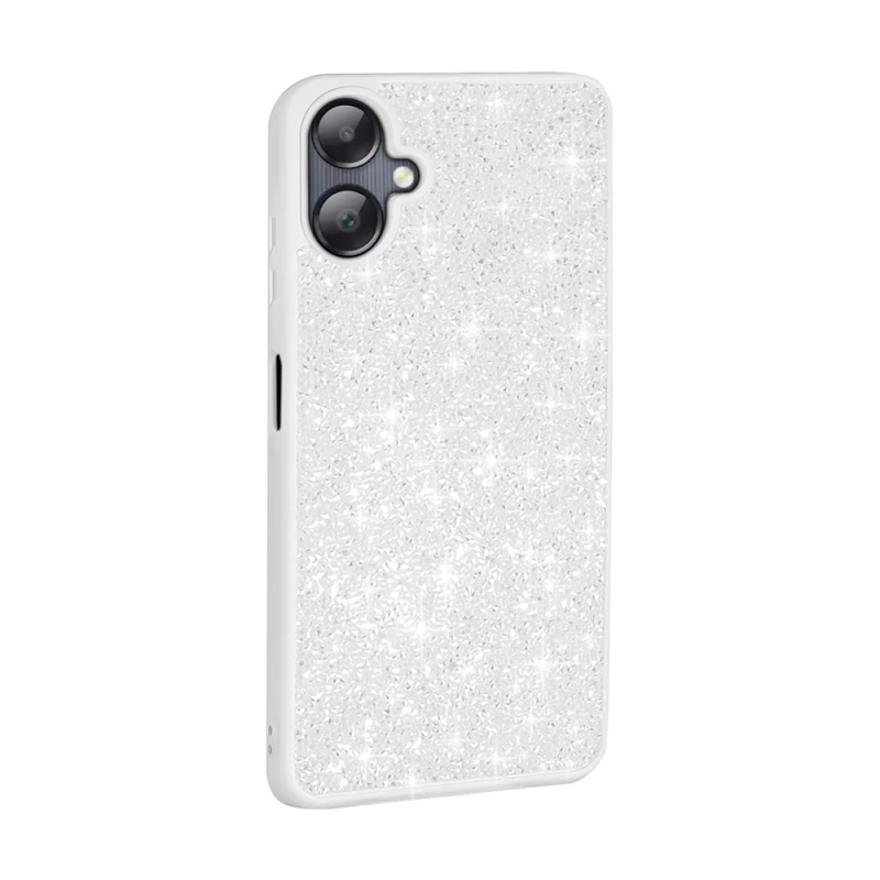 Galaxy A06 Kılıf Parlak Taşlı Tasarım Zore Pırlanta Kapak