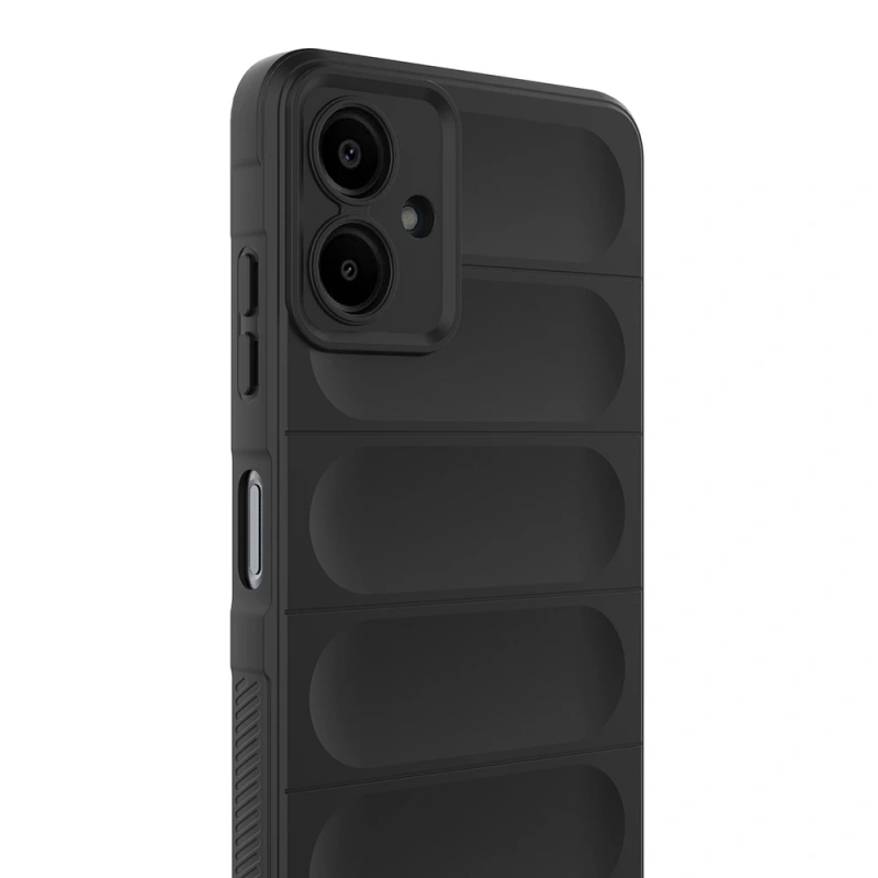 Galaxy A07 Kılıf Esnek TPU Oyuklu Arka Yüzey Tasarımlı Zore Etnik Silikon Kapak