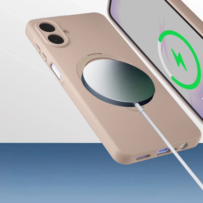 Galaxy A07 Kılıf M-safe Şarj Özellikli Standlı Zore Samara Kapak