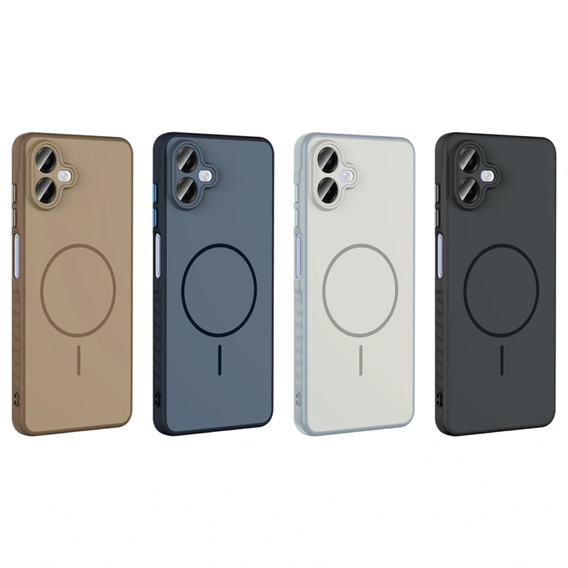 Galaxy A07 Kılıf M-safe Şarj Özellikli Zore Tea Kapak