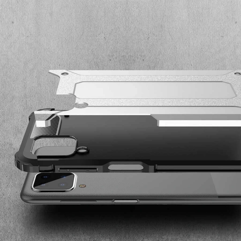 Galaxy A12 Kılıf Zore Crash Silikon Kapak