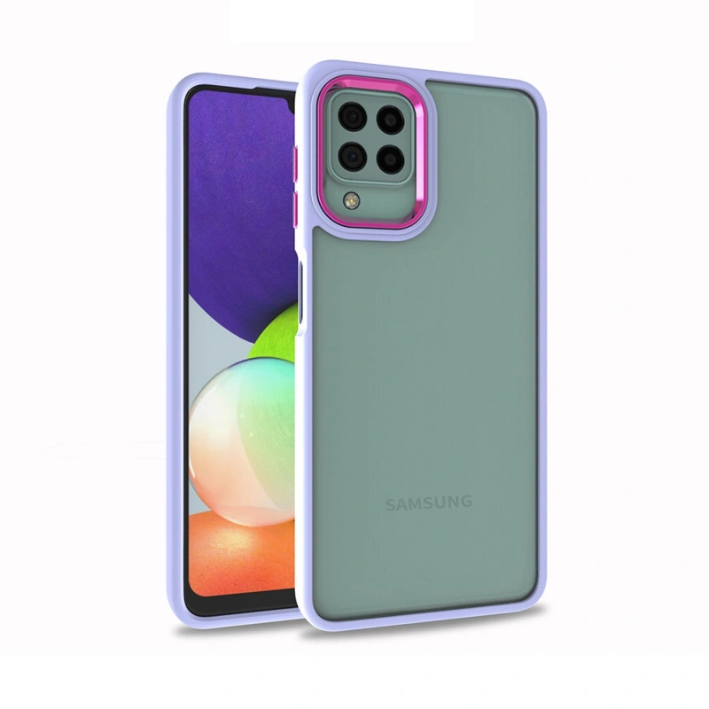 Galaxy A12 Kılıf Zore Flora Kapak