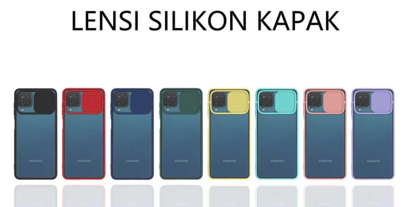 Galaxy A12 Kılıf Zore Lensi Kapak