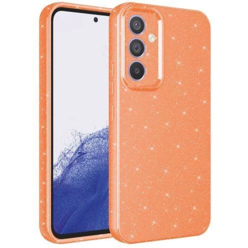 Galaxy A14 Kılıf Kamera Korumalı Simli Lüks Zore Koton Kapak