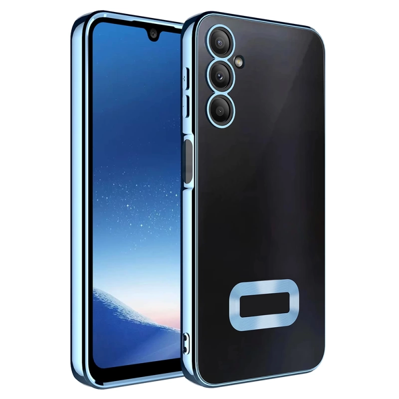 Galaxy A16 Kılıf Kamera Korumalı Logo Gösteren Zore Omega Kapak