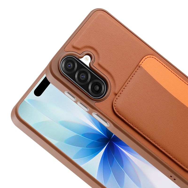 Galaxy A17 Kılıf Kartlıklı Zore X-Kart Silikon Kapak