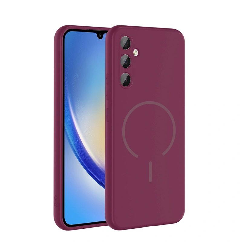 Galaxy A24 Kılıf M-safe Şarj Özellikli Zore Meta Kapak