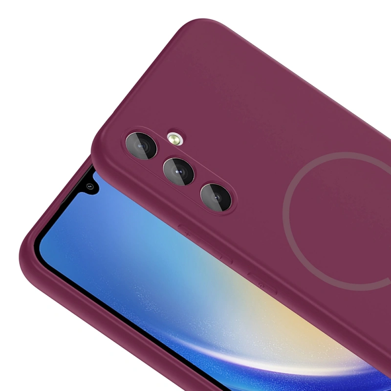 Galaxy A24 Kılıf M-safe Şarj Özellikli Zore Meta Kapak