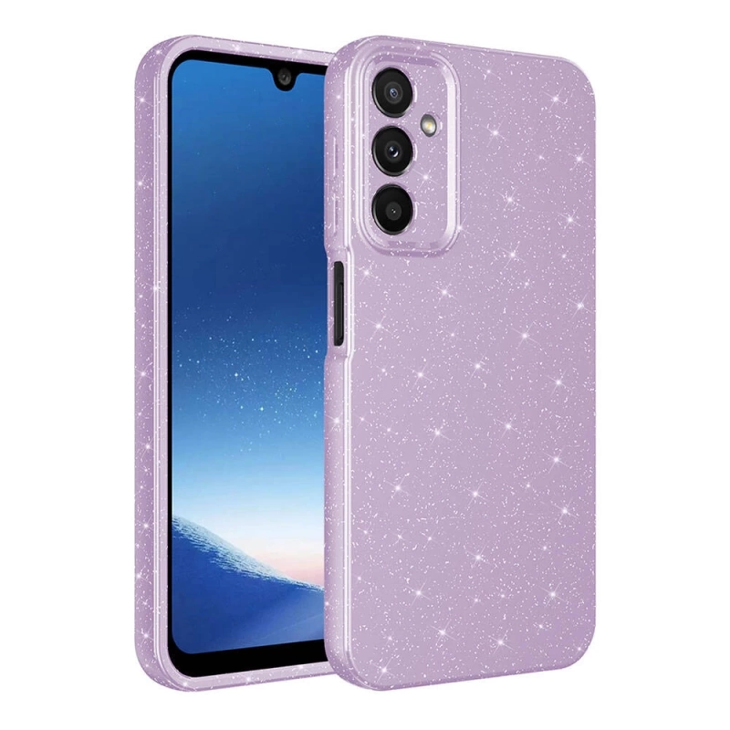 Galaxy A25 Kılıf Kamera Korumalı Simli Lüks Zore Koton Kapak