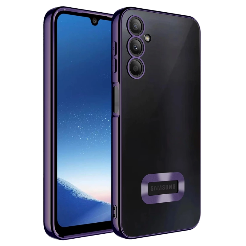Galaxy A26 Kılıf Kamera Korumalı Logo Gösteren Zore Omega Kapak