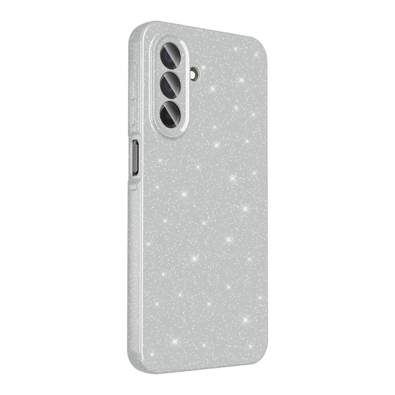 Galaxy A26 Kılıf Kamera Korumalı Simli Lüks Zore Koton Kapak