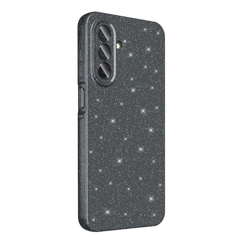 Galaxy A26 Kılıf Kamera Korumalı Simli Lüks Zore Koton Kapak