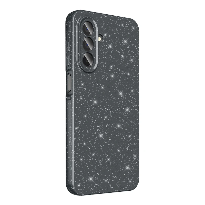 Galaxy A26 Kılıf Kamera Korumalı Simli Lüks Zore Koton Kapak
