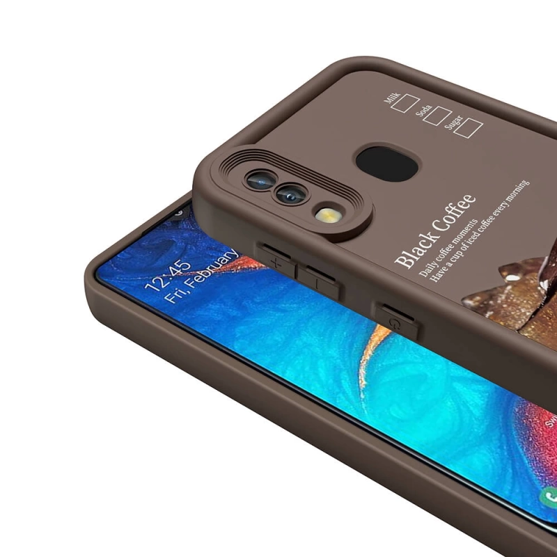 Galaxy A30 Kılıf Kamera Korumalı Baskılı Arka Yüzey Zore Klas Kapak