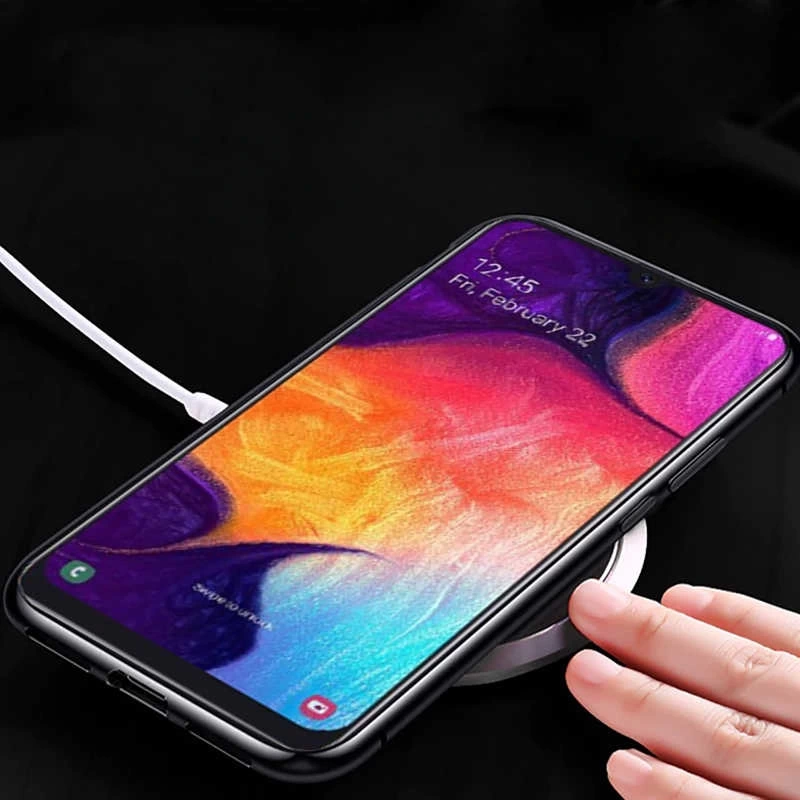 Galaxy A30 Kılıf Zore Devrim Mıknatıslı Cam Kapak