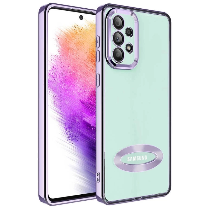 Galaxy A33 5G Kılıf Kamera Korumalı Logo Gösteren Zore Omega Kapak