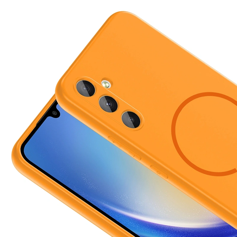 Galaxy A34 Kılıf M-safe Şarj Özellikli Zore Meta Kapak