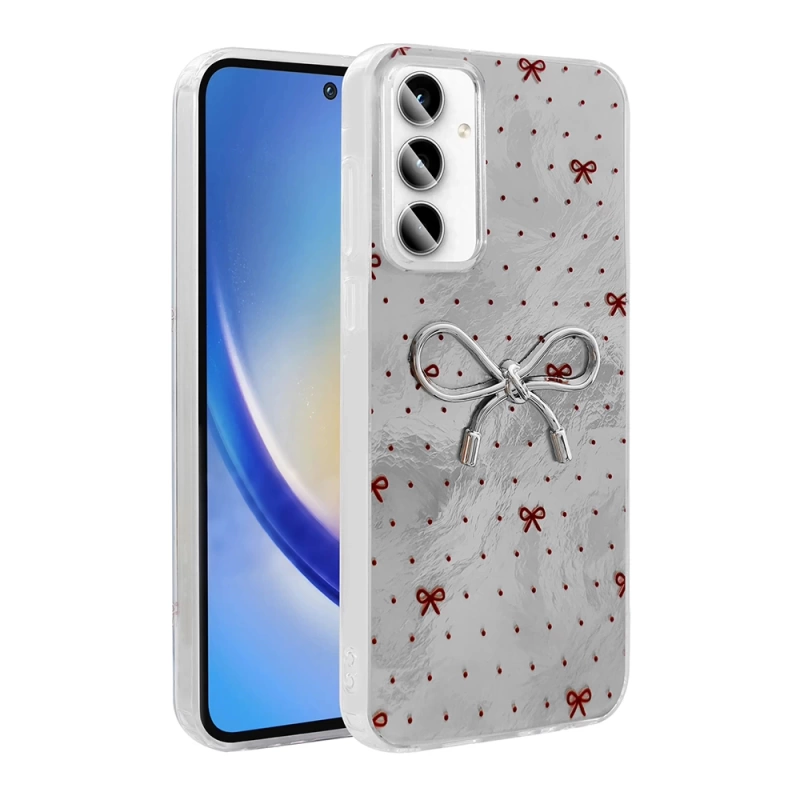 Galaxy A35 Kılıf Kamera Korumalı Figürlü Zore Ponti Silikon Kapak
