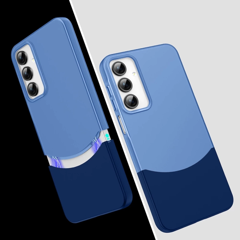 Galaxy A35 Kılıf Mıknatıslı Zore Duble Kapak