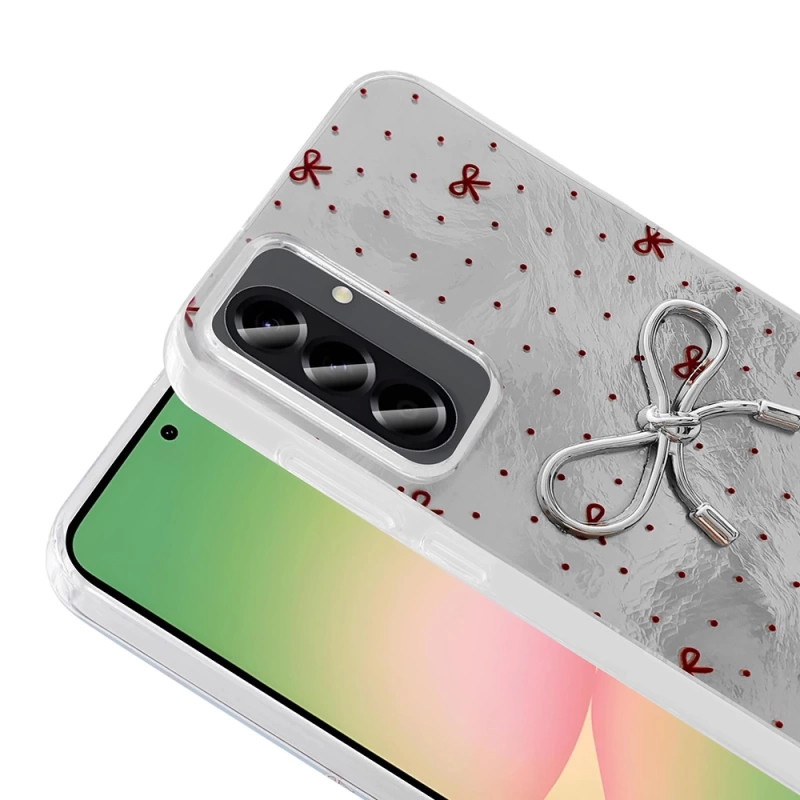 Galaxy A36 Kılıf Kamera Korumalı Figürlü Zore Ponti Silikon Kapak