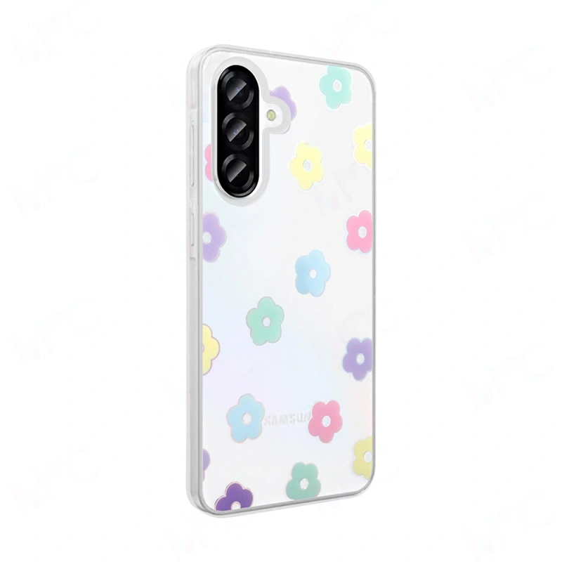 Galaxy A36 Kılıf Şeffaf Figürlü Zore Folk Sert Kapak