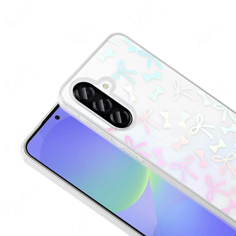 Galaxy A36 Kılıf Şeffaf Figürlü Zore Folk Sert Kapak