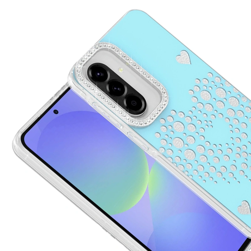 Galaxy A37 Kılıf Damla Taşlı Zore Rivas Sert PC Kapak