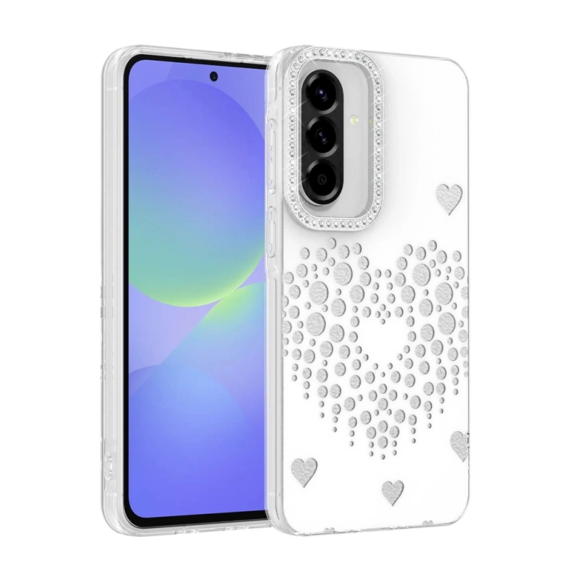 Galaxy A37 Kılıf Damla Taşlı Zore Rivas Sert PC Kapak