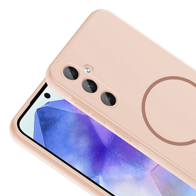 Galaxy A37 Kılıf M-safe Şarj Özellikli Zore Meta Kapak