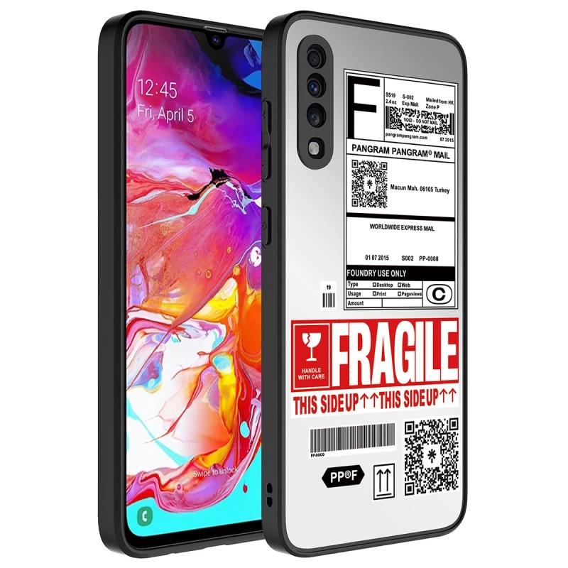 Galaxy A50 Kılıf Aynalı Desenli Kamera Korumalı Parlak Zore Mirror Kapak