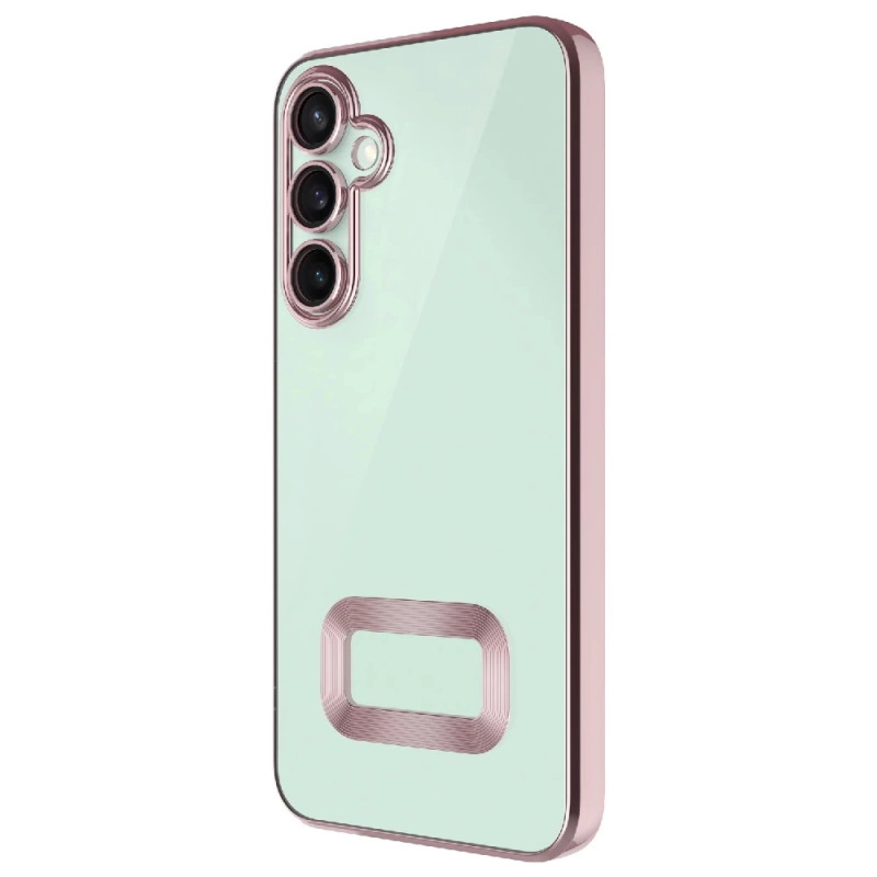 Galaxy A56 Kılıf Kamera Korumalı Logo Gösteren Zore Omega Kapak