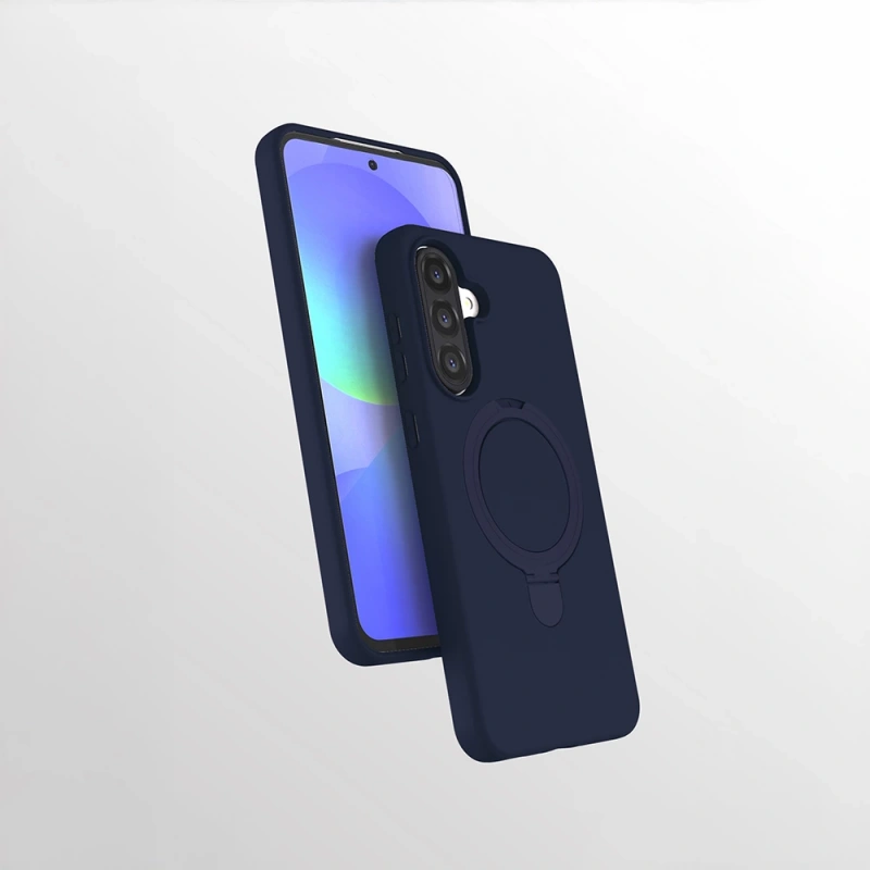 Galaxy A56 Kılıf M-safe Şarj Özellikli Standlı Zore Samara Kapak