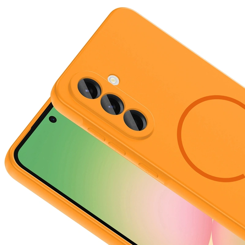 Galaxy A56 Kılıf M-safe Şarj Özellikli Zore Meta Kapak