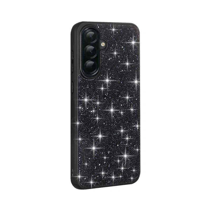 Galaxy A56 Kılıf Parlak Taşlı Tasarım Zore Pırlanta Kapak