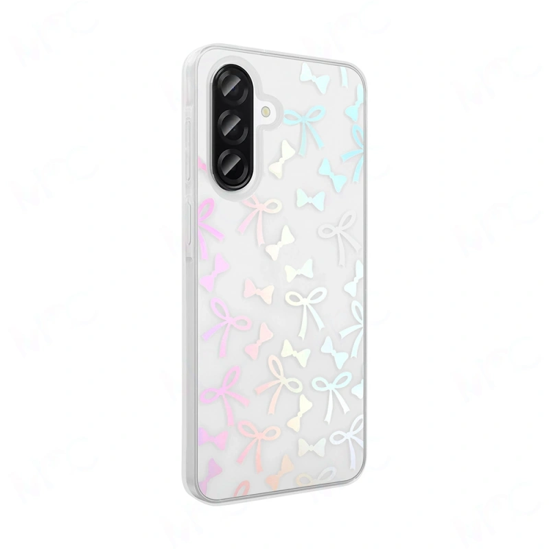 Galaxy A56 Kılıf Şeffaf Figürlü Zore Folk Sert Kapak