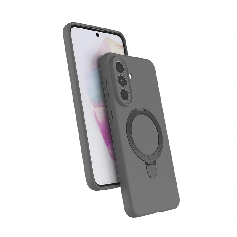 Galaxy A57 Kılıf M-safe Şarj Özellikli Standlı Zore Samara Kapak